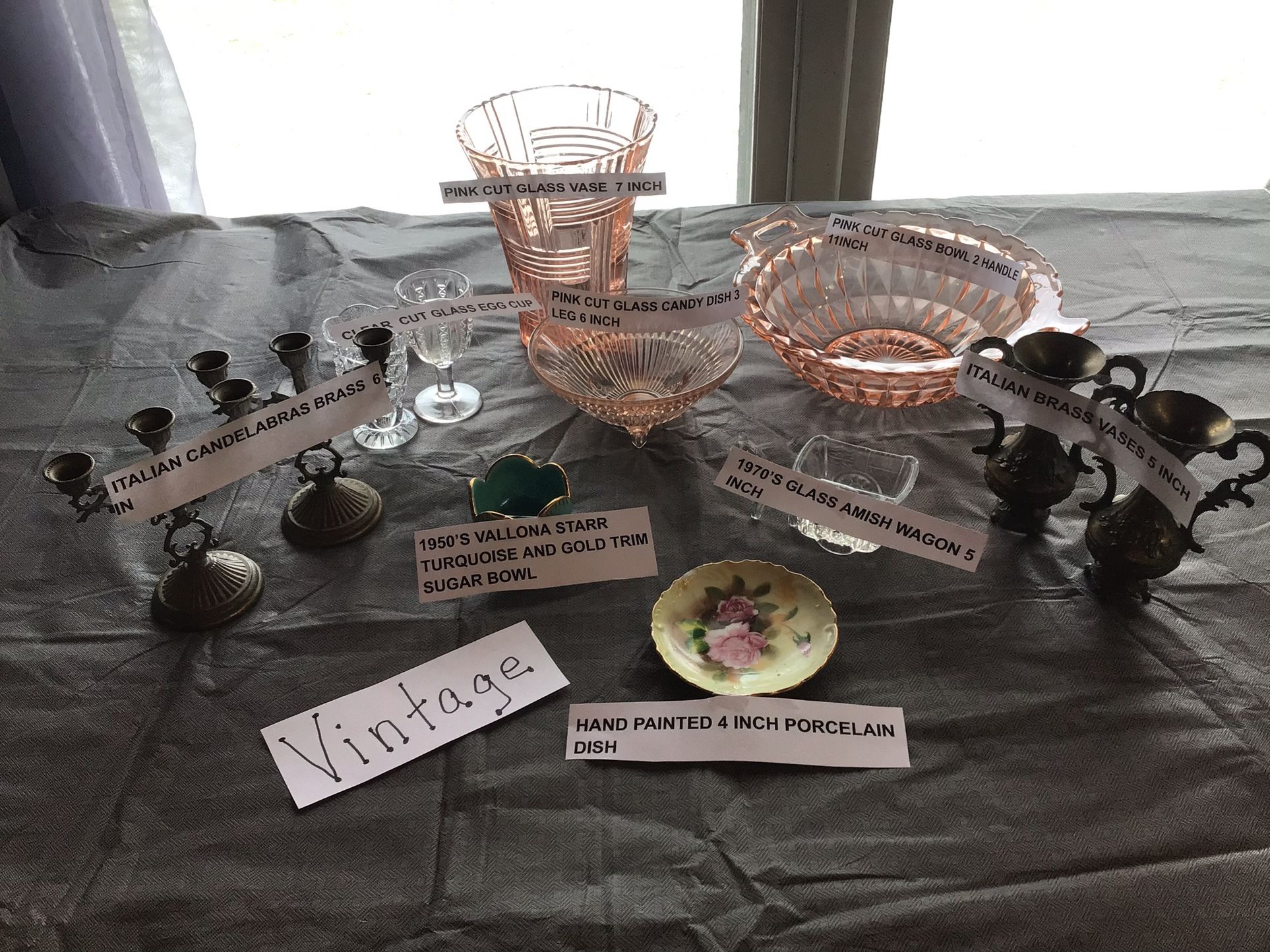 Vintage Items. Eclectic Mix. Great Mix To add To Your Flea Market Space