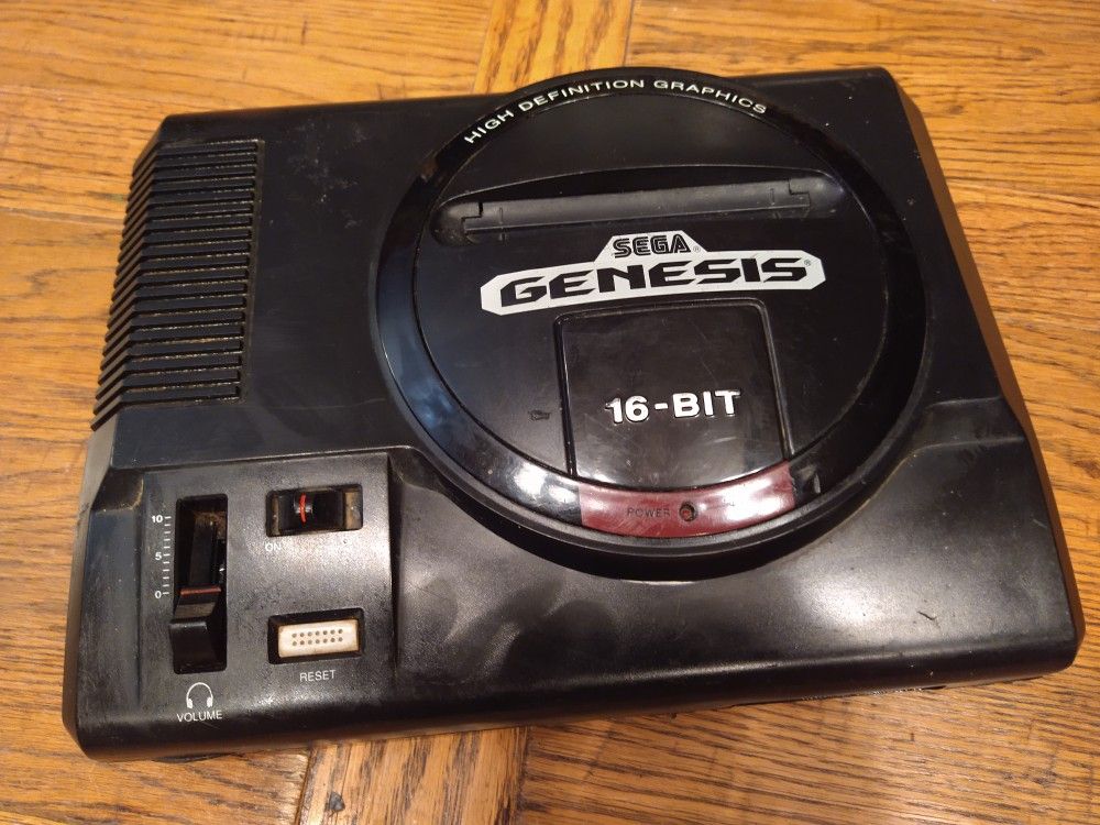 Vintage Sega Genesis 16-Bit Model No. 1601