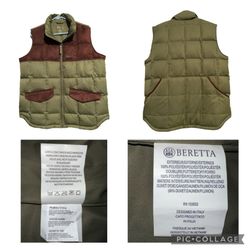 #Beretta men’s size medium #lightweight #goose #down #vest || PRICE: $90 plus $15 priority mail s/h in the US