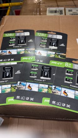 PNY 128GB Premier-X UHS-I microSDXC Memory Card 2-Pack