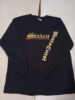  Vintage Long Sleeve Mexico Cruising West Coast Theme T-shirt 