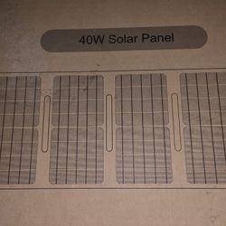 40-Watt Air Portable Solar Panel, Weather Resistant