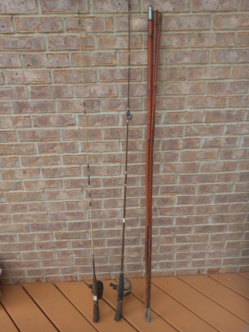 Fishing Poles ( Bamboo & Plastic)