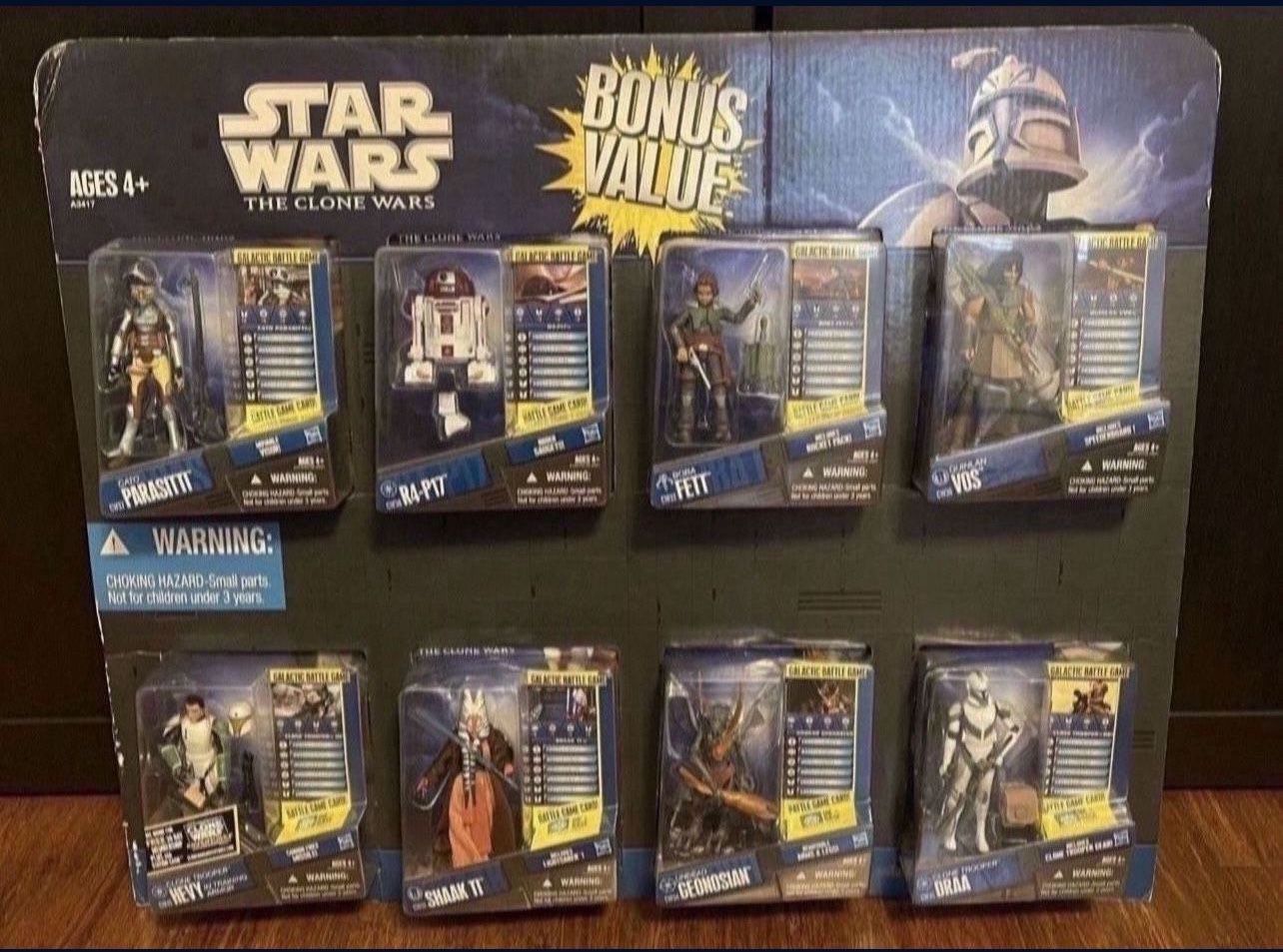 Star Wars the Clone Wars Hasbro 8-Figure Pack