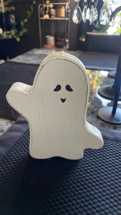 Halloween Ghost Plaque