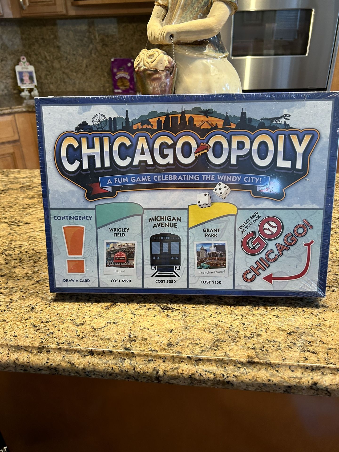 Chicago. OPOLY New Board Game