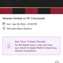 ATL v. CIN 4/20…Atlanta United Match