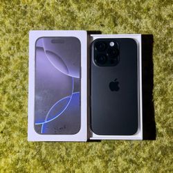 iPhone 16 Pro | 128GB | Black Titanium | Factory Unlocked