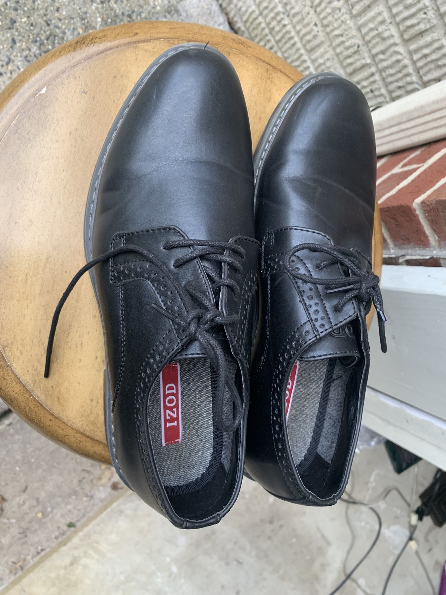 Izod Black Dress Shoes