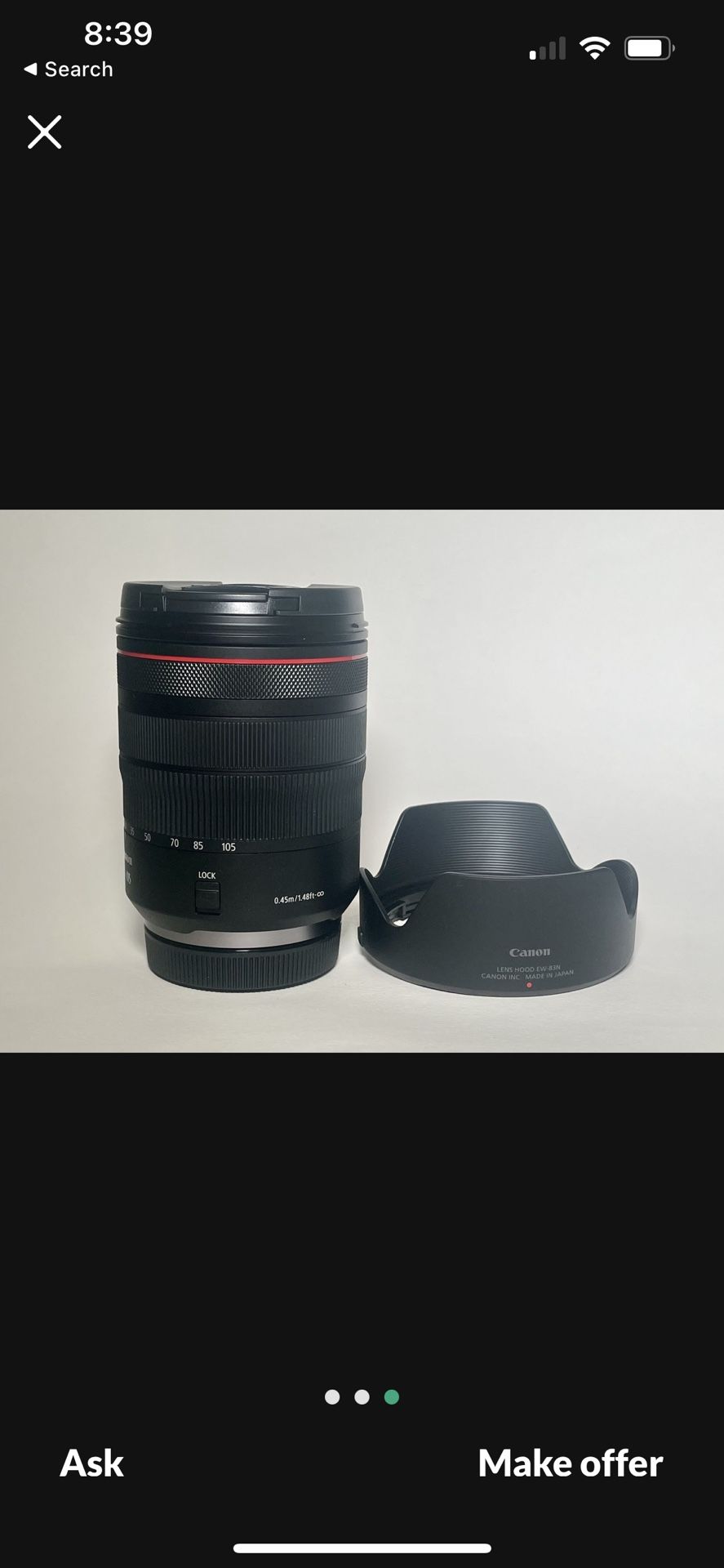 Canon RF 24-105 f/4 IS II USM