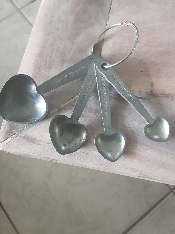 Vintage Heart Measuring Spoons