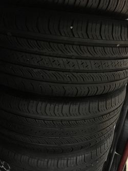 18” 4 used tires 235/55R18 continental