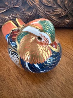 Vintage Royal Crown Derby Mandarin paperweight figurine