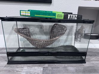 40 gal Glass Reptile Terrarium Tank with Accessories