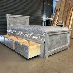 Twin Bed With Drawers And Mattress