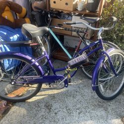 Schwinn Legacy 26" Womens Beach Cruiser Bicycle Bike Purple
