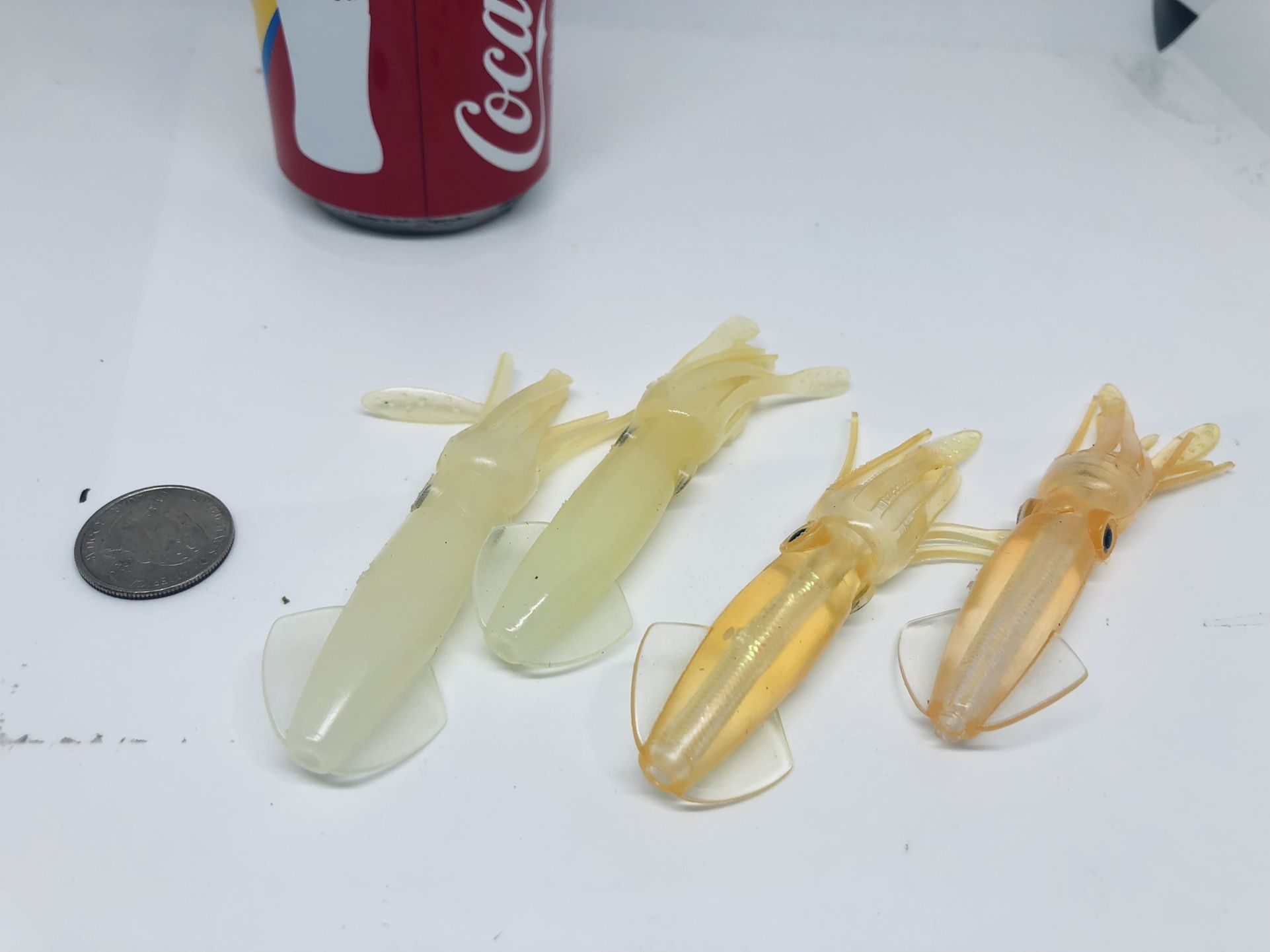 Squid Lures With Night Glow