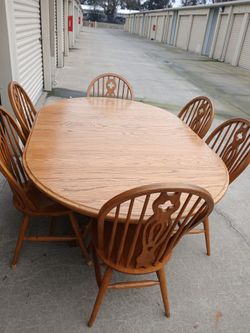 Table With 6 Chairs