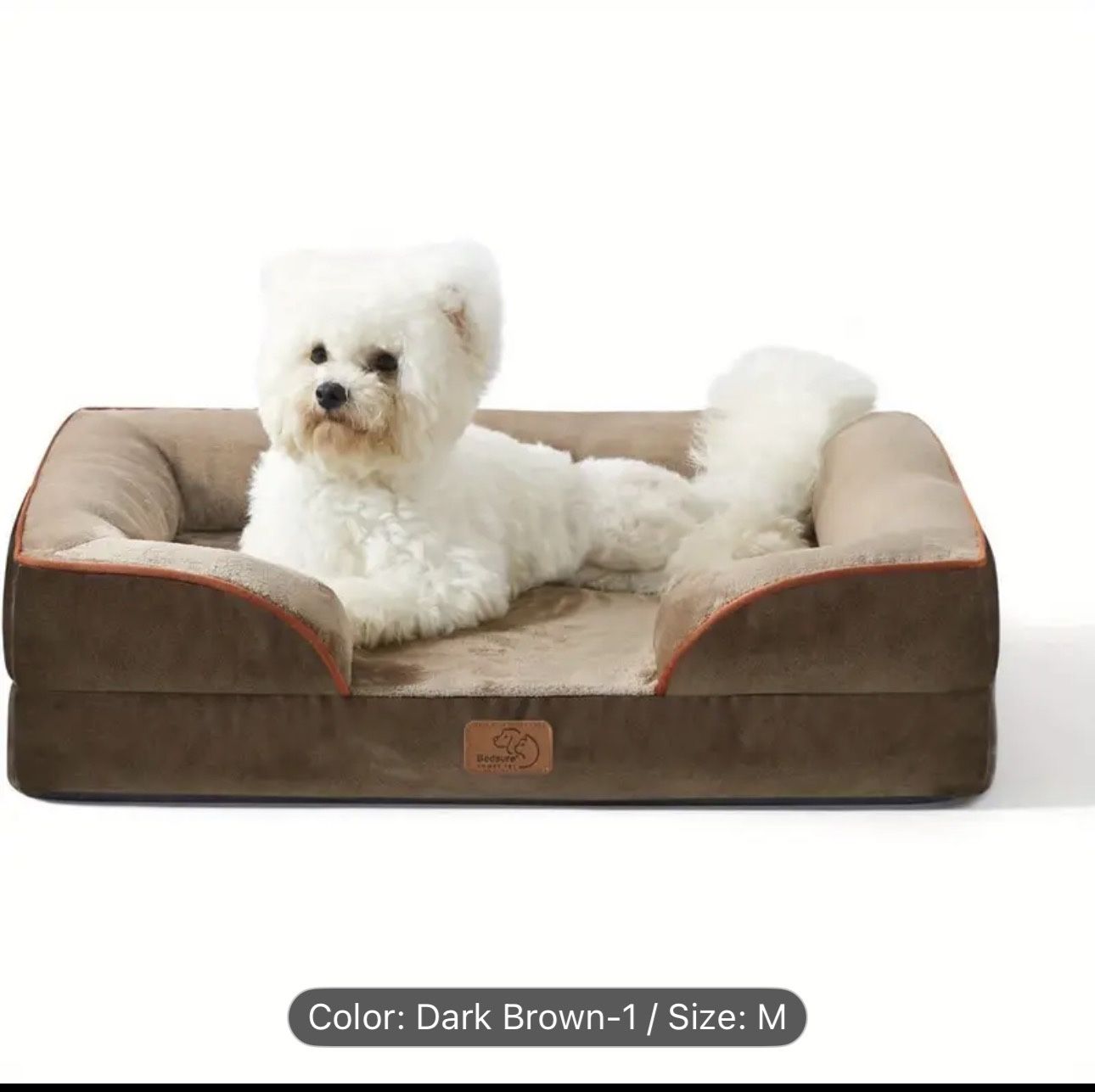Dog Bed Medium Size Dogs - Washable Medium Dog Cat Bed Waterproof, Comfort Pet Couch Sofa with Washable Removable Cover, Pets Bed with Nonskid Bottom,