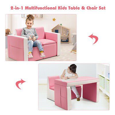 Kid Sofa Table Chair Set