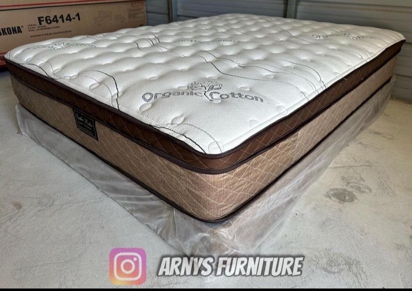 Organic Style 12" Inch Nice Mattress in ALL Sizes