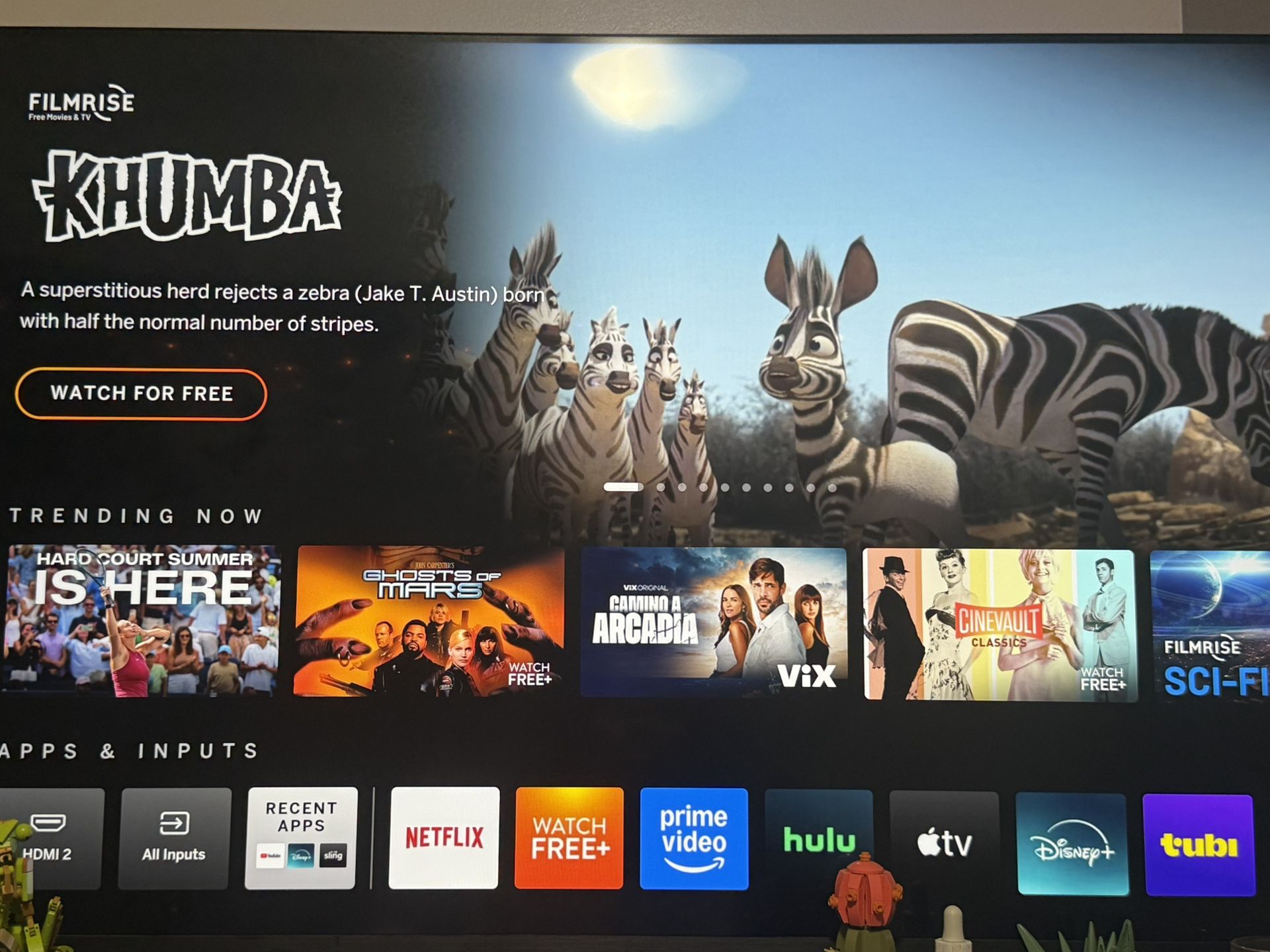 Vizio 50” Smart TV w/ Remote and LED Lights