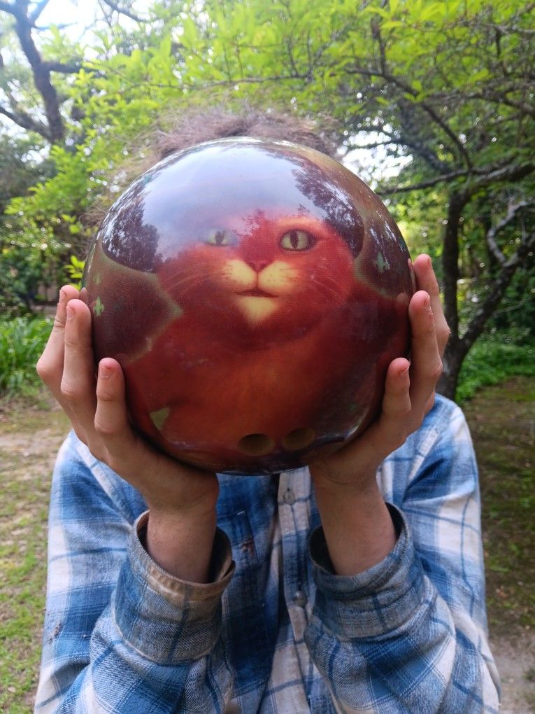 Puss In Boots Bowling Ball