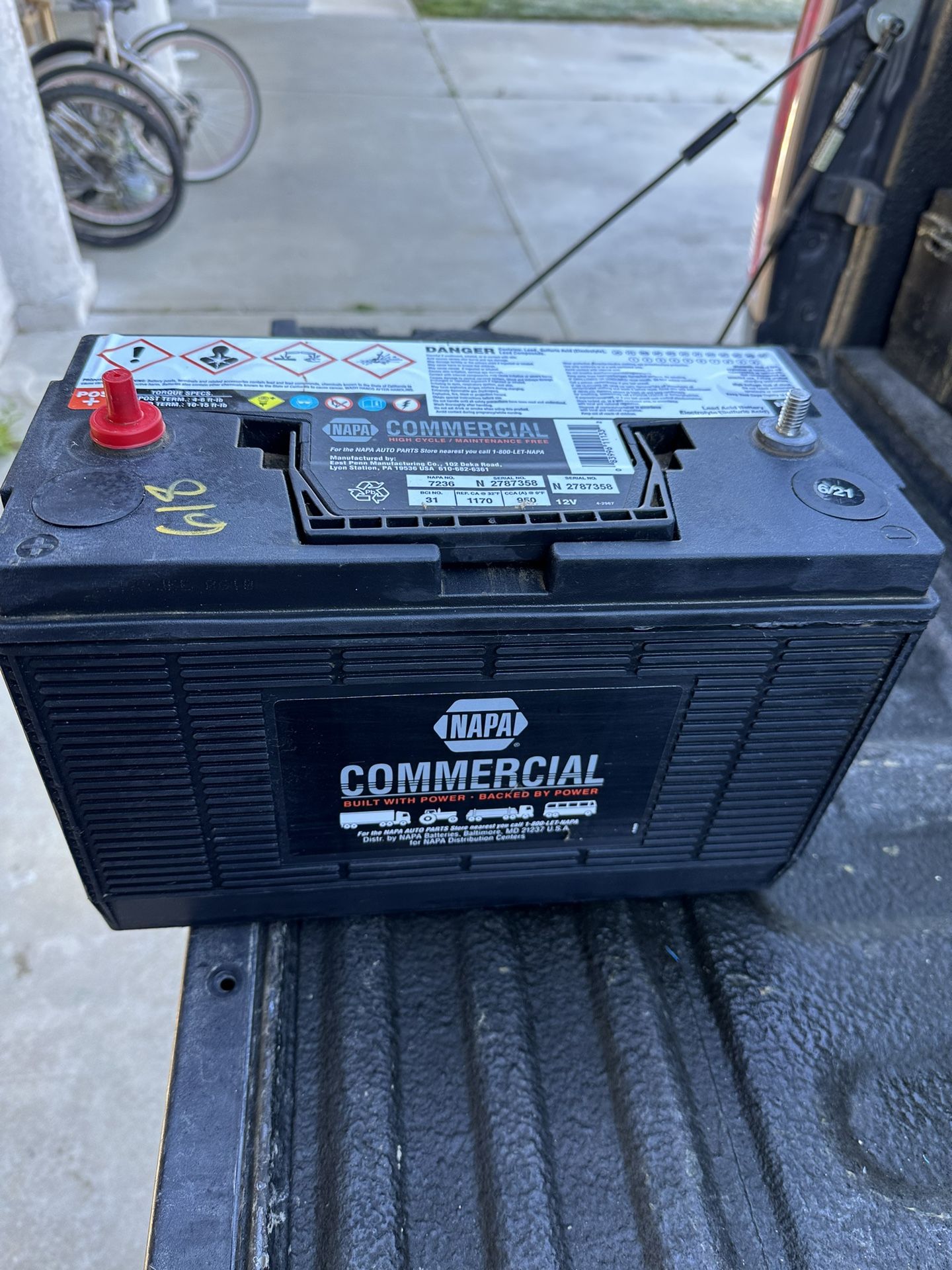 Napa Commercial AutoTruck Battery