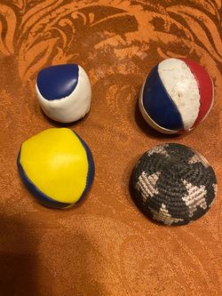 Set of 4 Hacky Sack Footbags