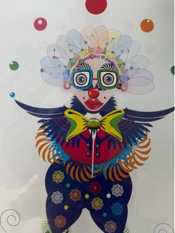 Whimsical Clown Wall  Art 16”x20”