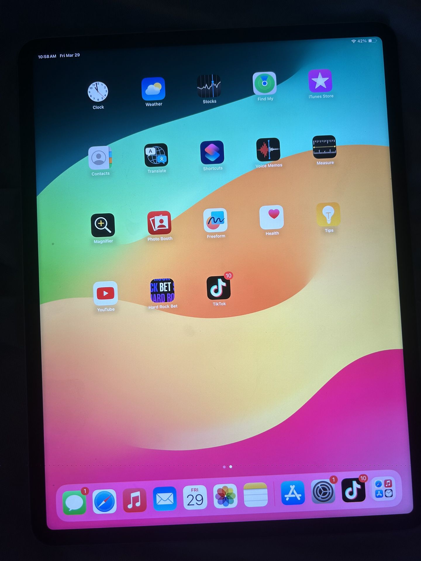 iPad 12.9 Inch 6th Gen Mk2 Chip WiFi And Cellular 