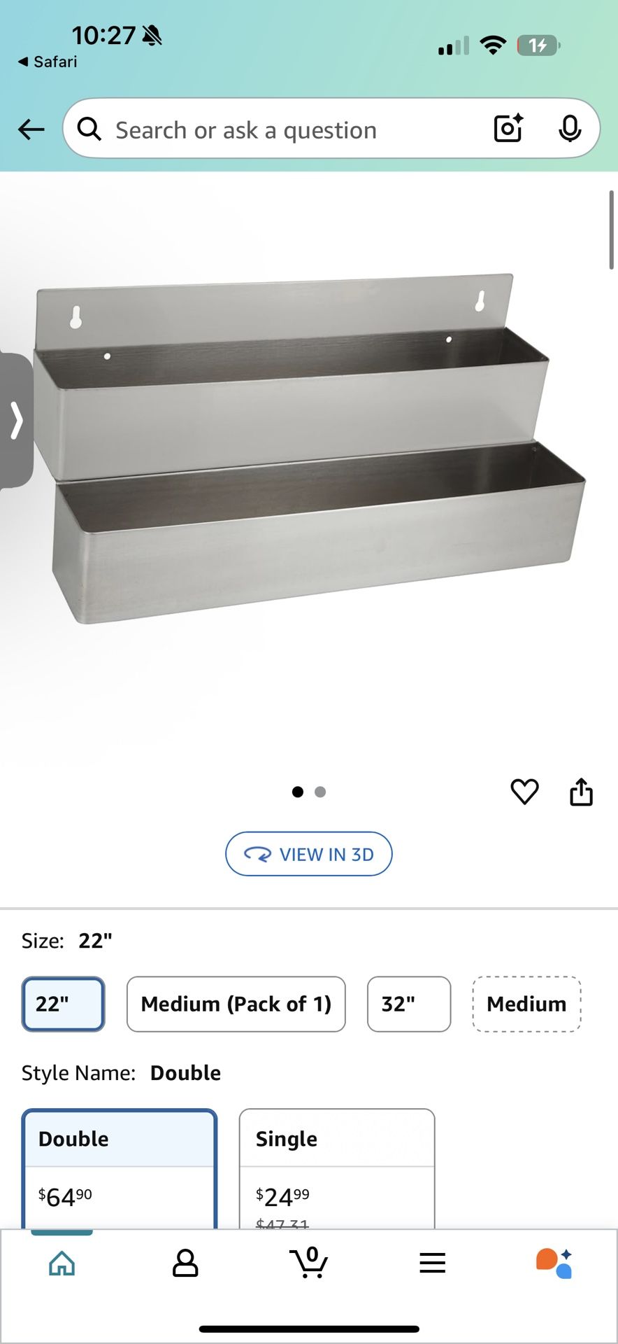 Syrup rack wall Mount
