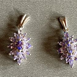 Tanzanite Pendants In Sterling Silver 