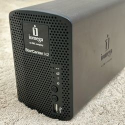 Iomega StorCenter ix2-200 Cloud Network Storage w/2x 2TB HD & Power Adapter and Ethernet Cable