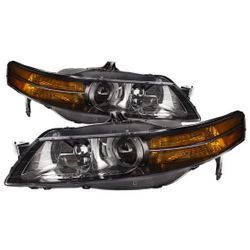 04–05 Acura TL HID Headlight Assemblies + New Morimoto 6K Bulbs – Big savings vs OEM