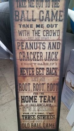 Take me out to the ball game