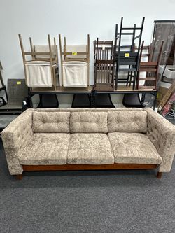 New 78” 3 Seaters Tufted Modern Sofa