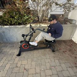 sunny health and fitness recumbent bike