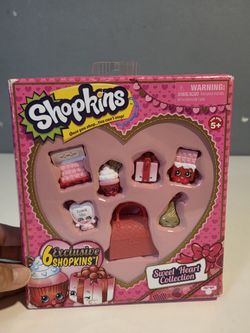 SHOPKINS VALENTINES  SWEET HEART COLLECTION 6 EXCLUSIVE 1 HANDBAG 