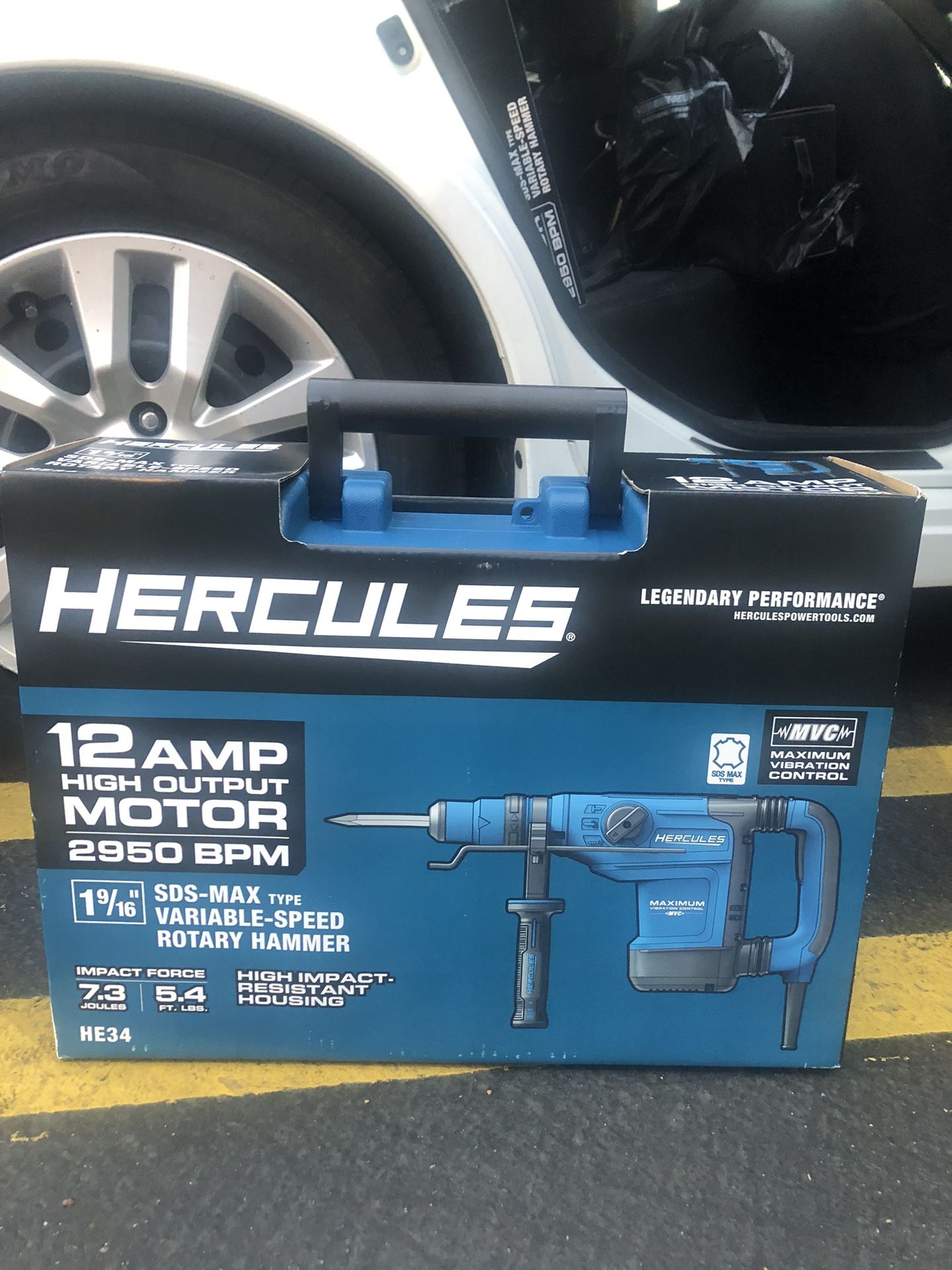 HERCULES **SDS MAX ROTARY HAMMER ** 1-9/16”**