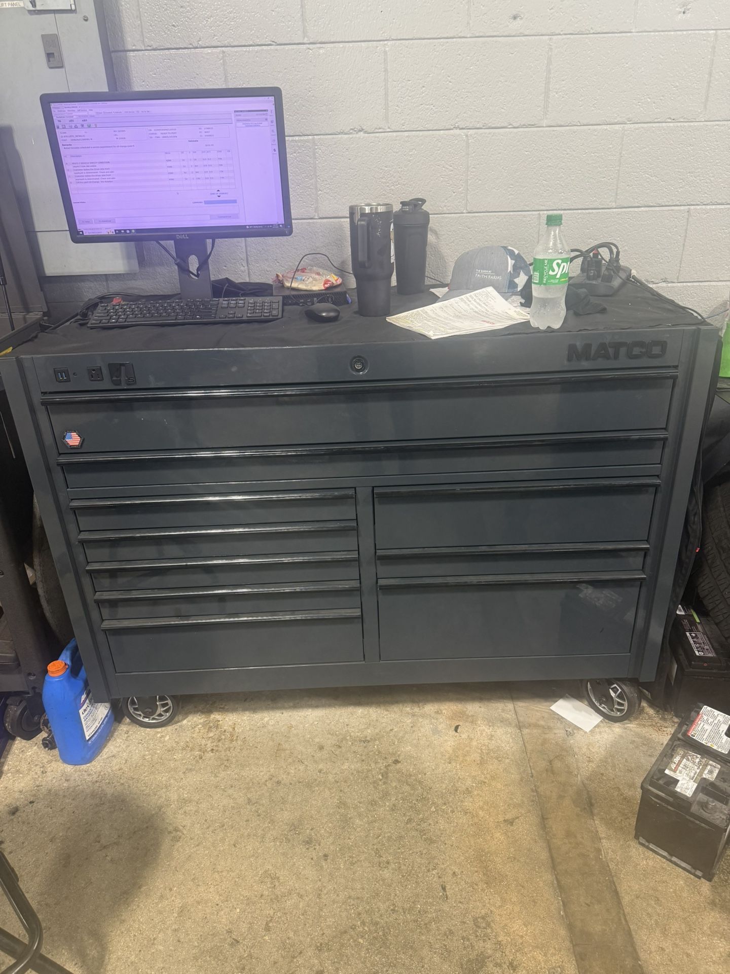 Matco Tool Box Double Bay