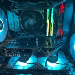 RTX Gaming PC + Dual Samsung Monitors – Ready to Play