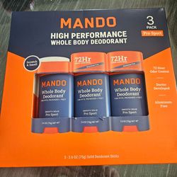 Mando high performance deodorant