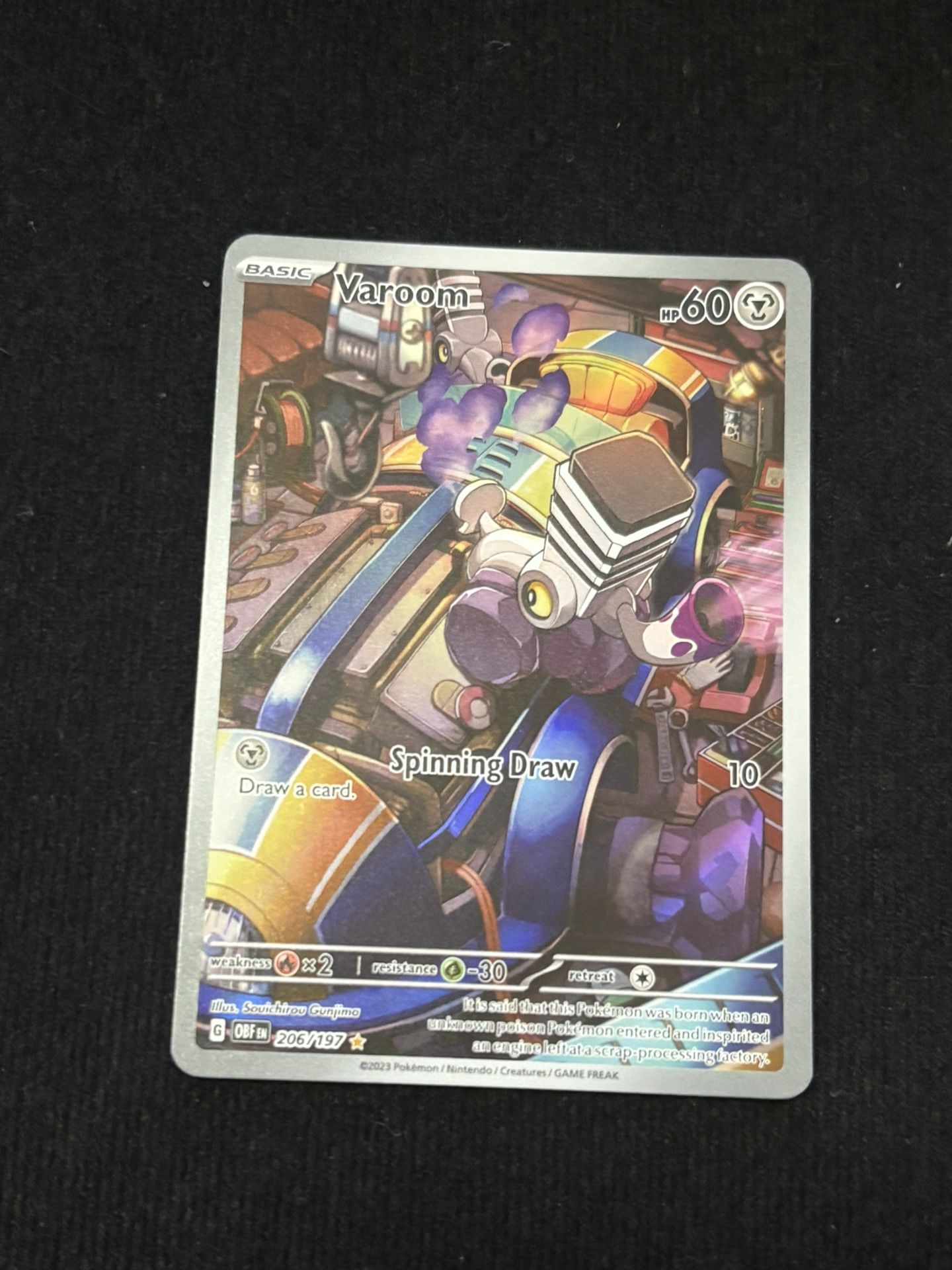 Varoom Pokemon Card