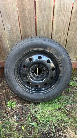 Spare Tire and Steel Wheel Assembly 195/60R15
