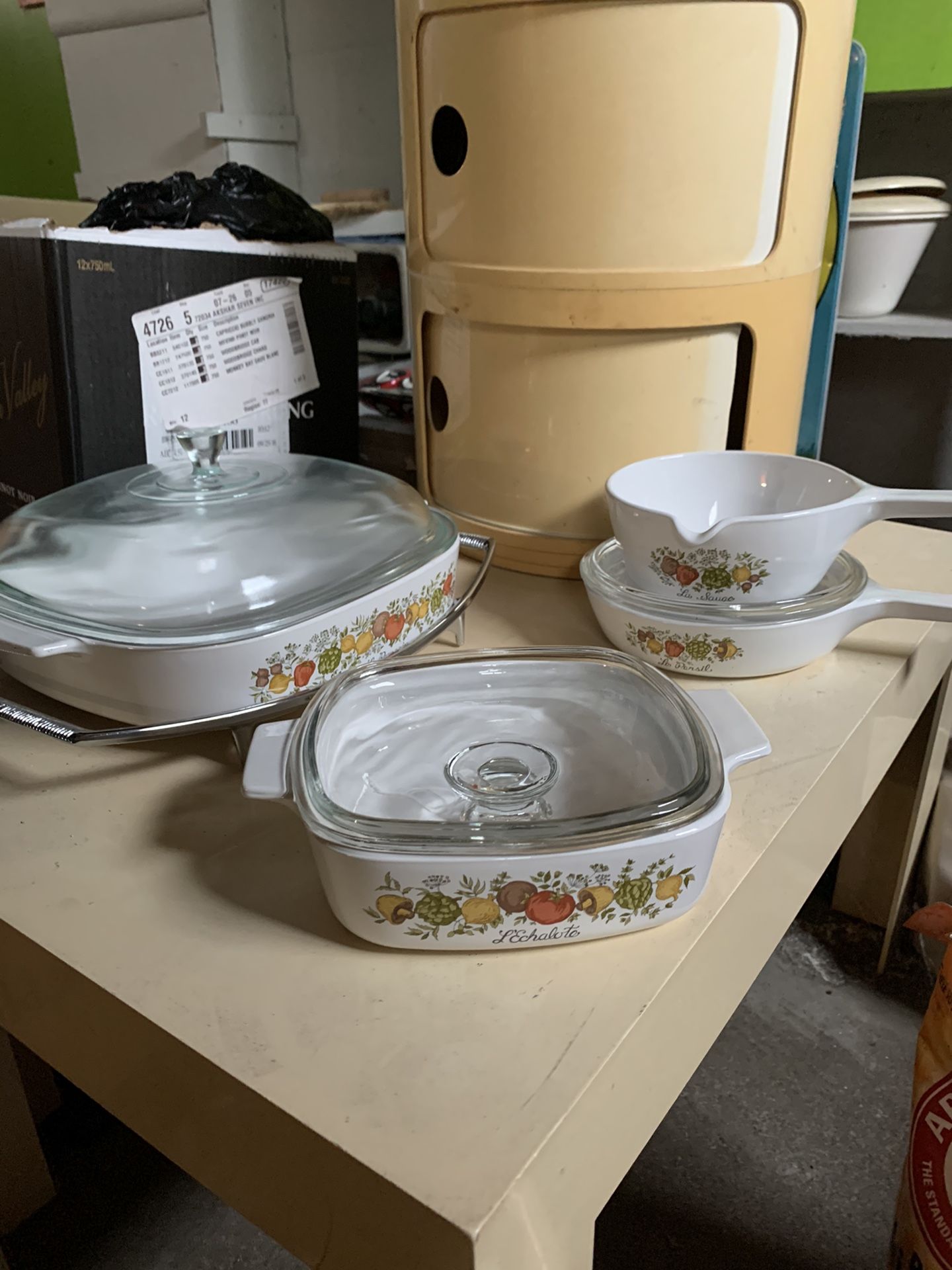 Vintage Corning Ware Spice Of Life Set OBO