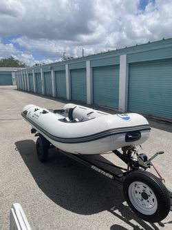 Inflatable Boat With Trolling Motor