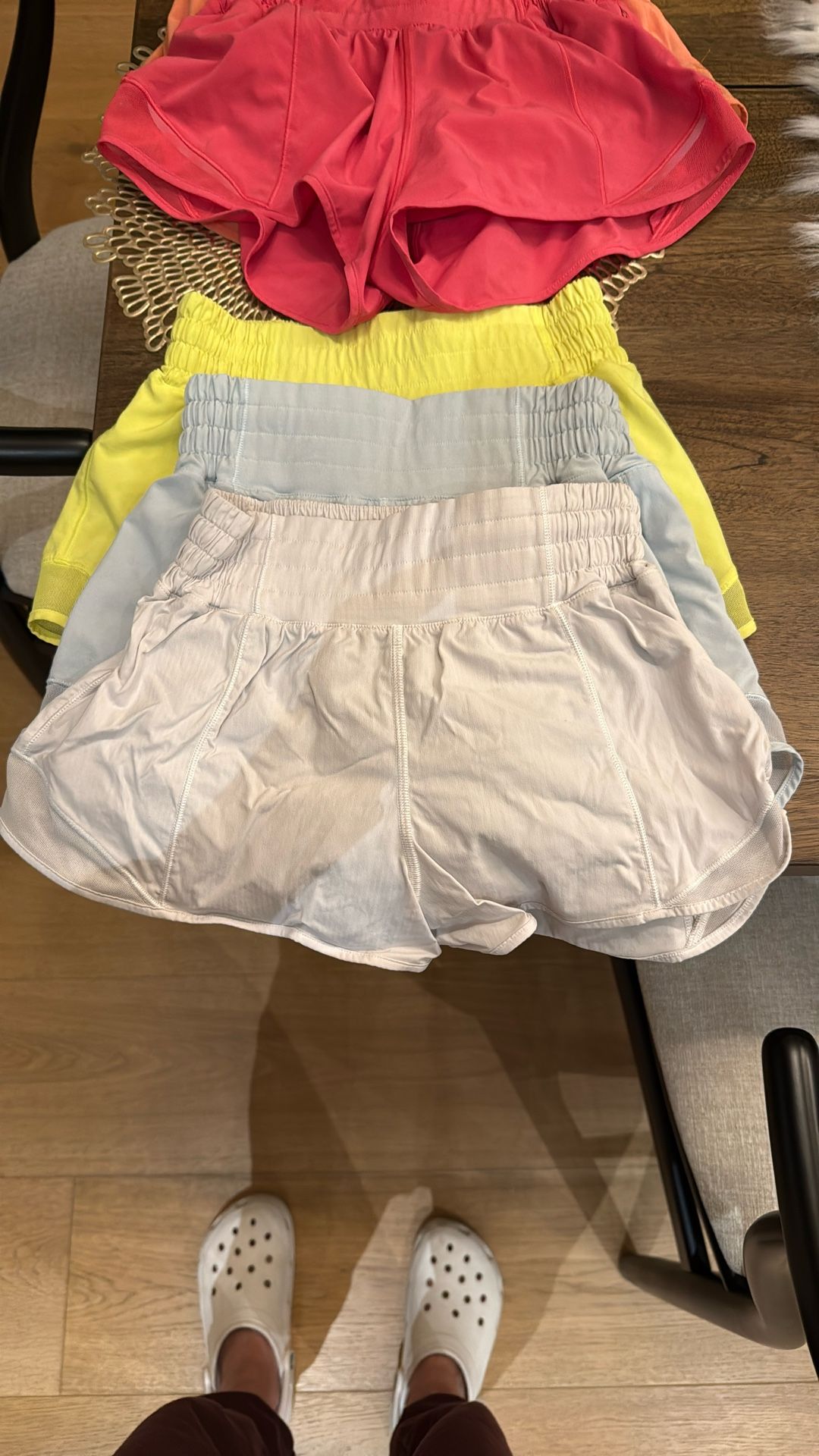 7 Pair Of Lululemon Short Shorts