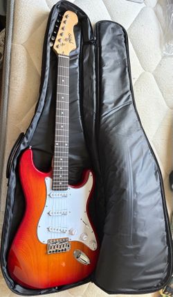 Solid Ash Electric Guitar w/ Gig Bag