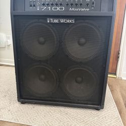 Tube Works MosValve 7100 Guitar Amp Amplifer 4x Speaker